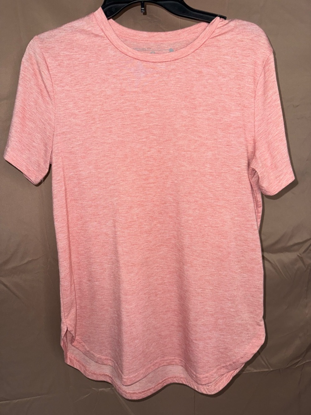 Women's Short Sleeve Crewneck Tee in Soft Pink